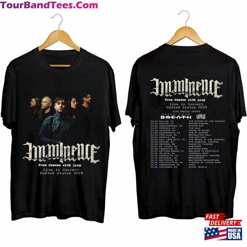 Imminence The Black Tour Shirt Band Fan Concert Classic Hoodie 29Uf192859 – Utopia Fashion