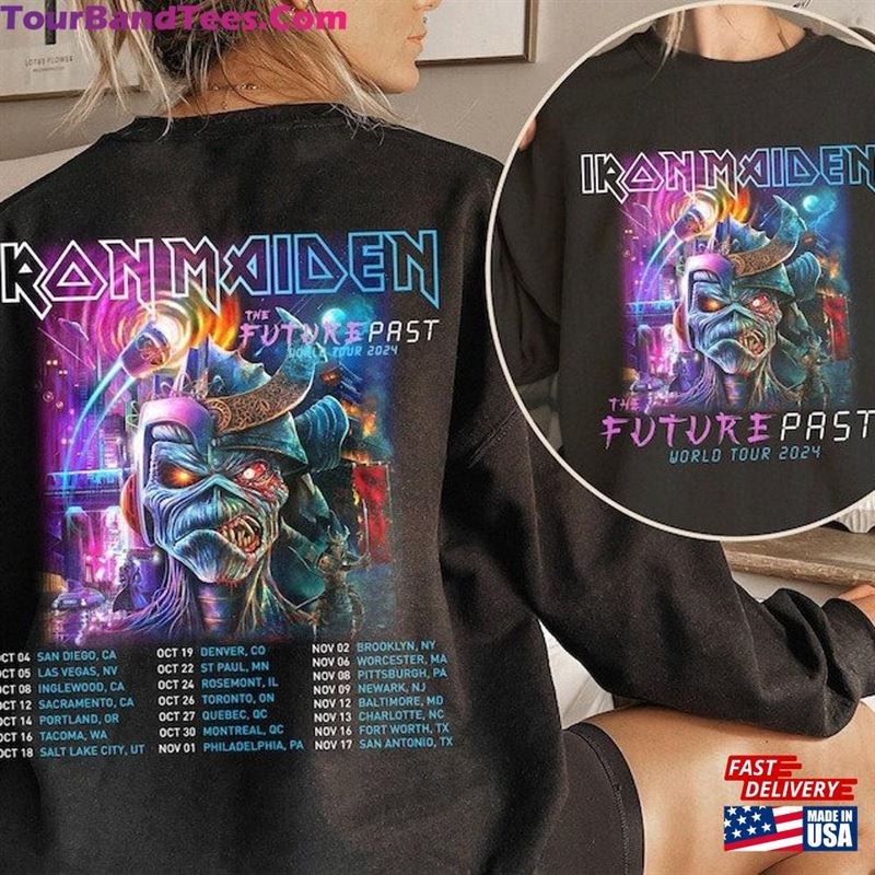 Iron Maiden Shirt The Future Past Tour Sweatshirt Hoodie 29Uf192256 – Utopia Fashion