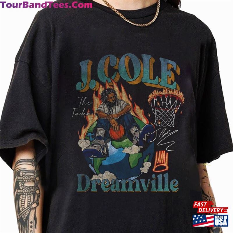 J Cole Dreamville Hip Hop Rap T-Shirt World Vintage Shirt Unisex 29Uf191447 – Utopia Fashion