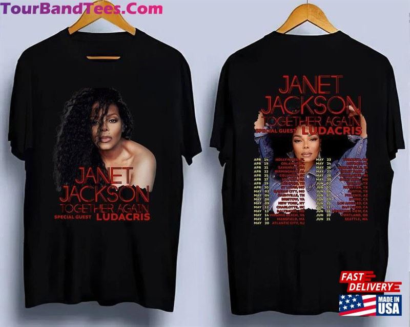 Janet Jackson Tour T-Shirt Shirt Vintage Style 90S All Over Print Graphic Classic Hoodie 29Uf206461 – Utopia Fashion