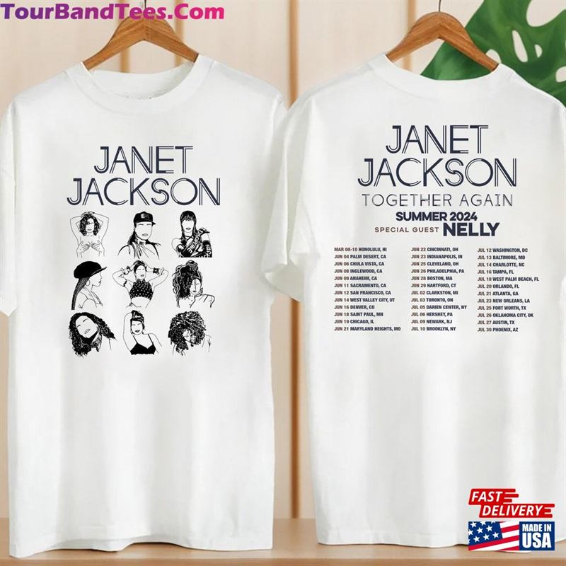 Janet Jackson Merch Graphic Tour Shirt Together Again Summer Concert Classic Sweatshirt 29Uf193003 – Utopia Fashion