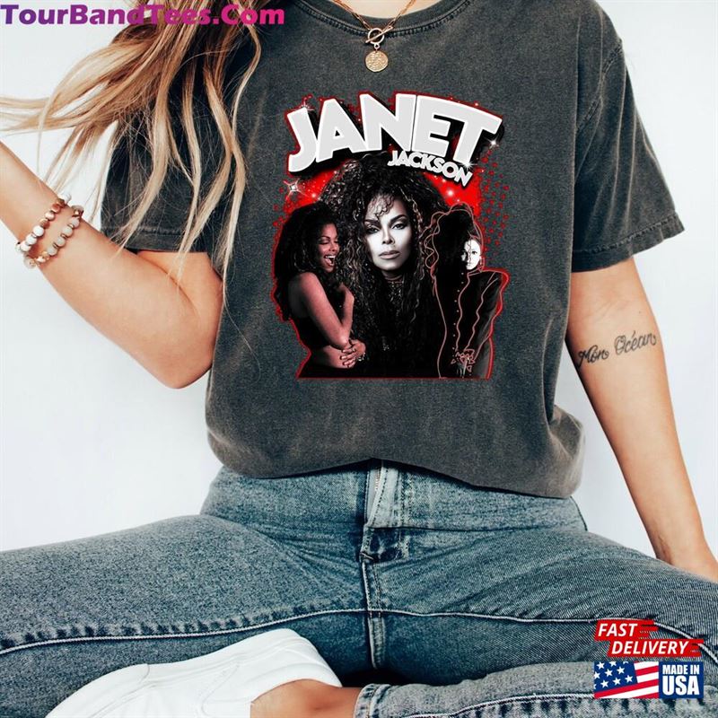 Janet Jackson Shirt Tour T-Shirt Concert Sweatshirt Classic 29Uf201696 – Utopia Fashion