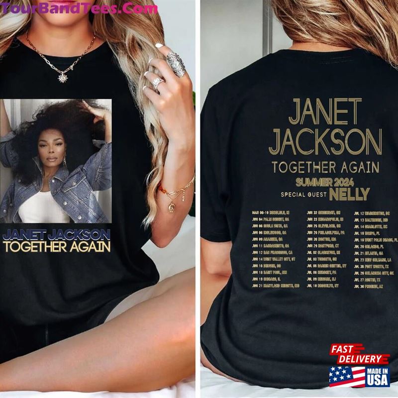 Janet Jackson Together Again Tour Shirt Summer Music Tee Hoodie Sweatshirt 29Uf201698 – Utopia Fashion