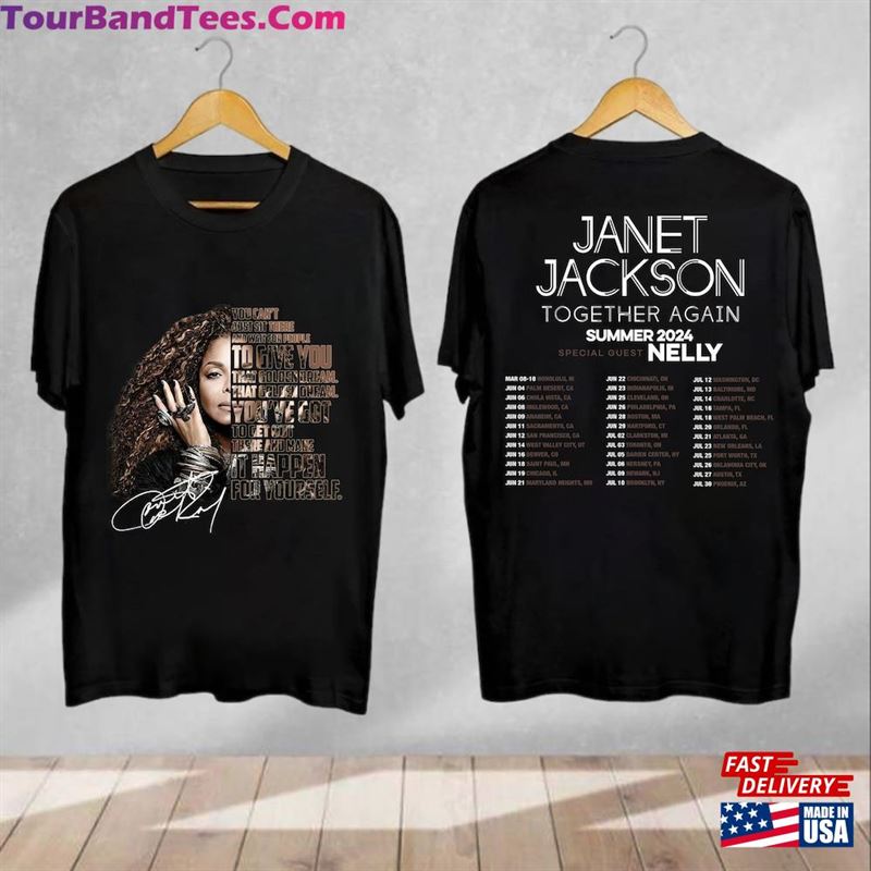 Janet Jackson Together Again Tour T-Shirt Concert Shirt Fan Gifts Hoodie 29Uf193714 – Utopia Fashion