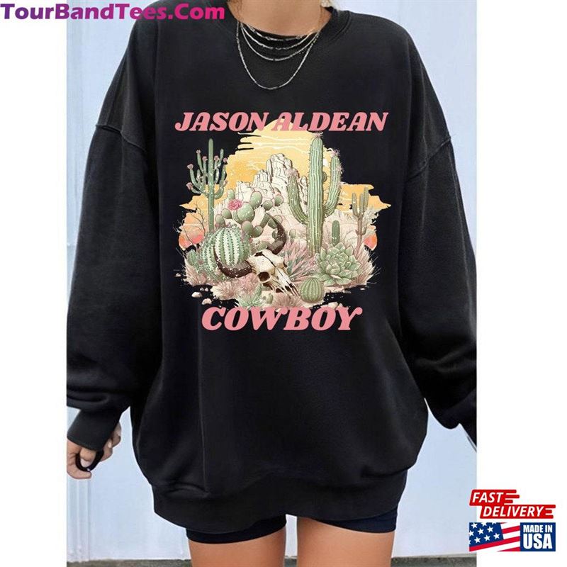 Jason Aldean Cowboy T-Shirt Country Music Sweatshirt Bullhead Shirt Classic Unisex 29Uf192900 – Utopia Fashion