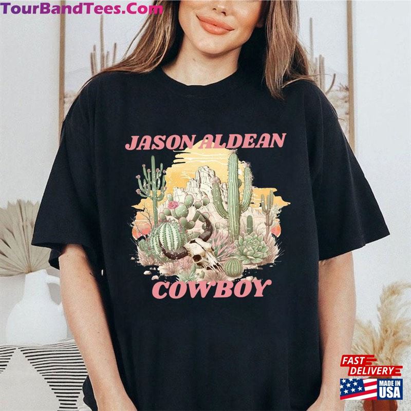 Jason Aldean Cowboy T-Shirt Country Music Sweatshirt Bullhead Shirt Classic Unisex 29Uf192900 – Utopia Fashion