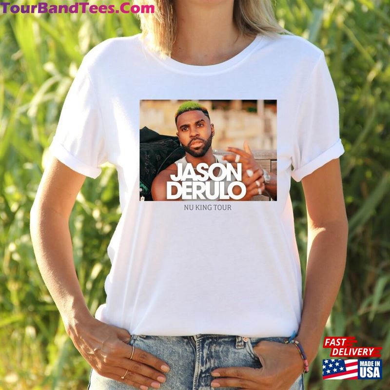 Jason Derulo Nu King Tour T Shirt Merchandise! T-Shirt Classic 29Uf194110 – Utopia Fashion