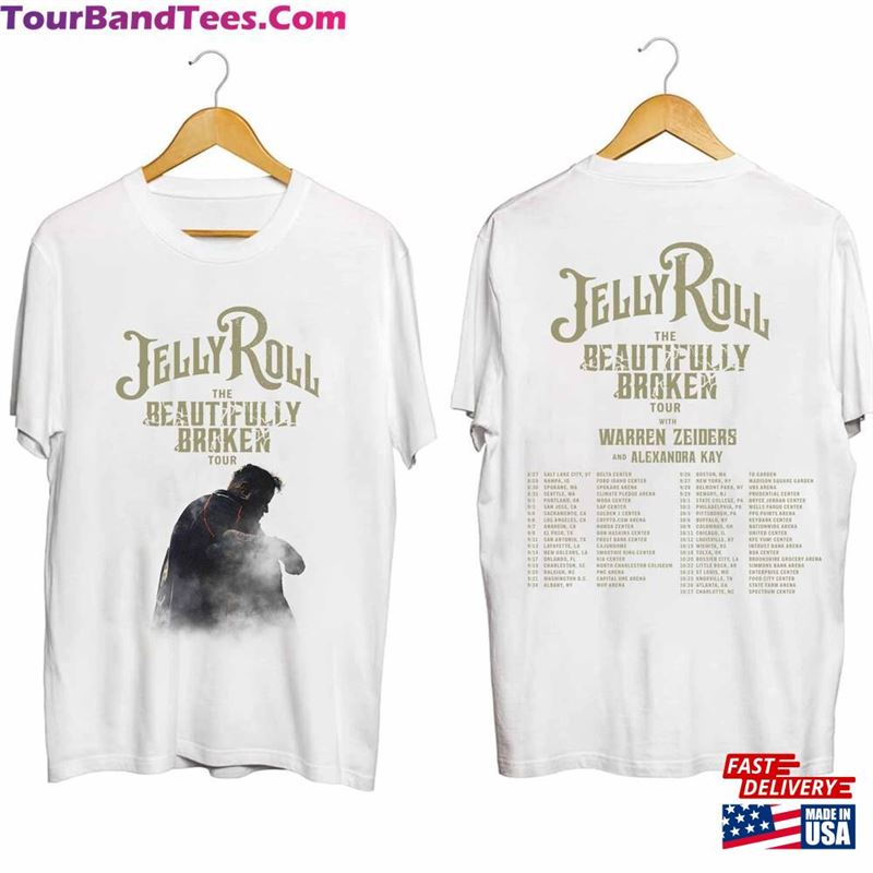 Jelly Roll The Beautifully Broken Tour Shirt Fan Concert Unisex Classic 29Uf192736 – Utopia Fashion