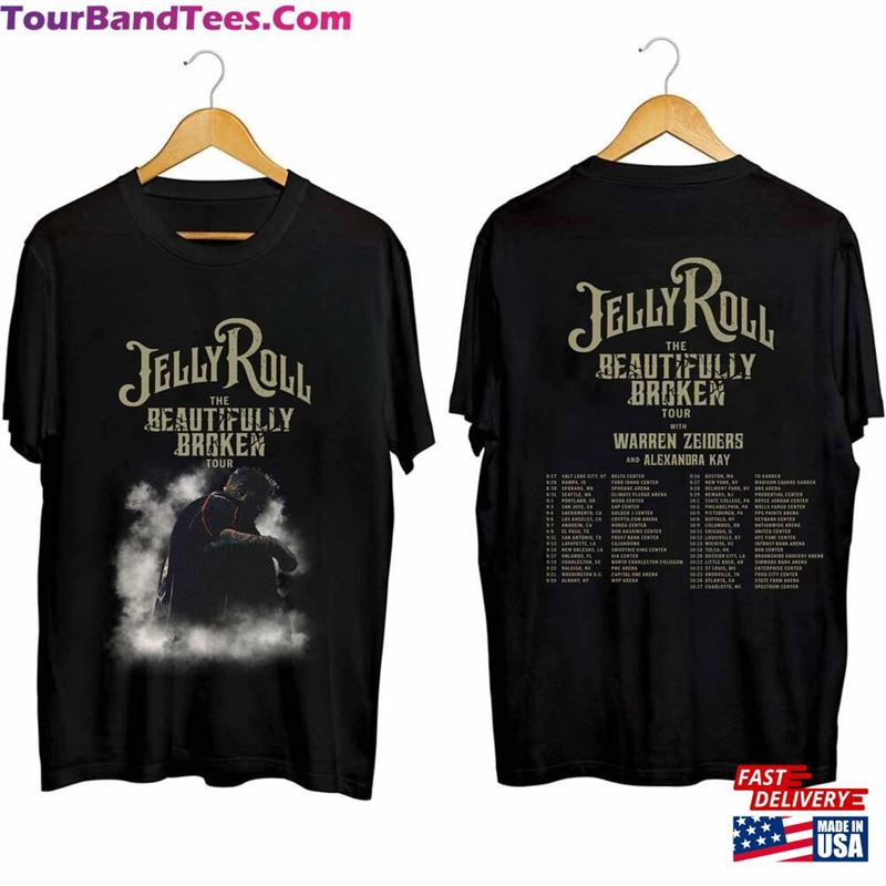 Jelly Roll The Beautifully Broken Tour Shirt Fan Concert Unisex Classic 29Uf192736 – Utopia Fashion