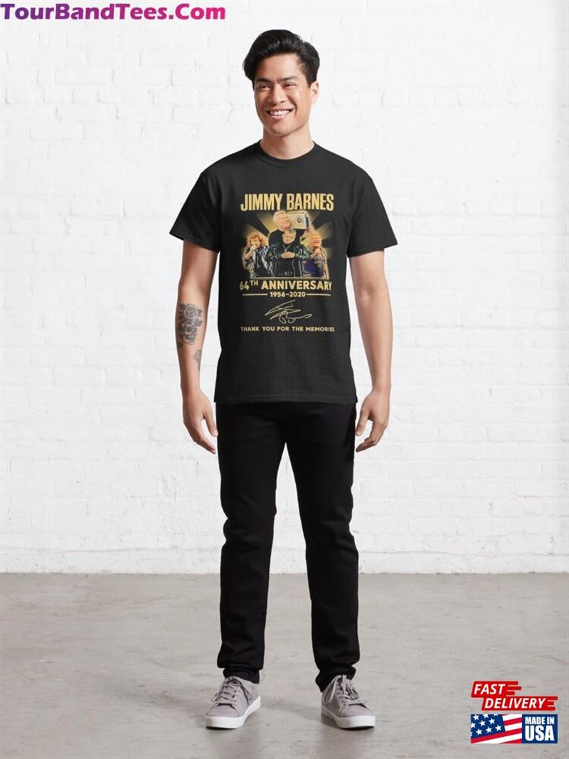 Jimmy Barnes 64Th Anniversary Thank You For The Memories Signature Classic T-Shirt Unisex 29Uf192126 – Utopia Fashion