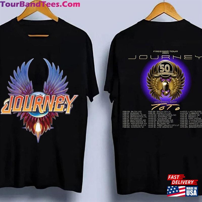 Journey Side Shirt Freedom Tour Unisex Hoodie Classic 29Uf211727 – Utopia Fashion