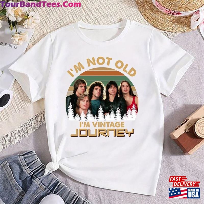 Journey Fan I’M Not Old Vintage Shirt Band Freedom Tour Merch Classic T-Shirt 29Uf206944 – Utopia Fashion