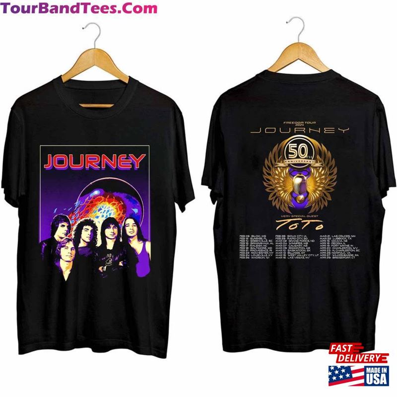 Journey Freedom Tour Shirt With Toto Concert Band Fan Classic Hoodie 29Uf211968 – Utopia Fashion