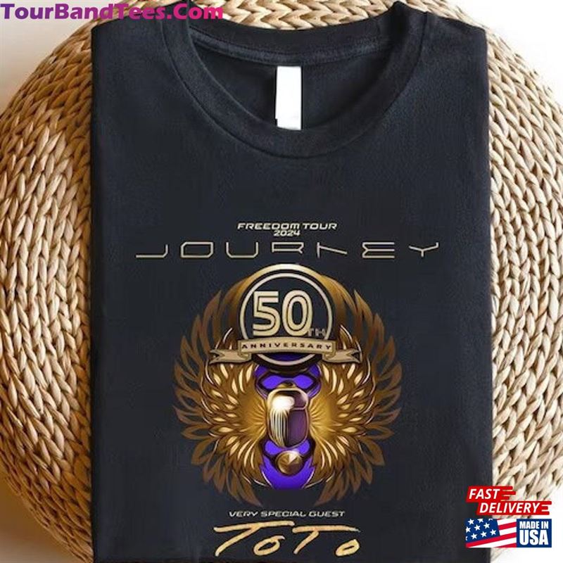 Journey Freedom Tour Shirt With Toto T-Shirt Hoodie Sweatshirt 29Uf192924 – Utopia Fashion