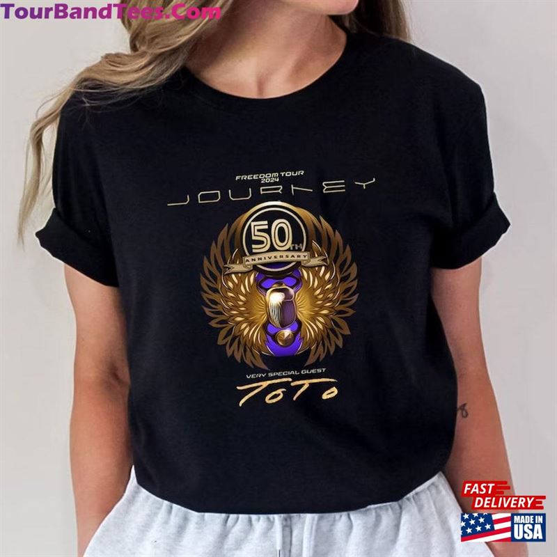 Journey Freedom Tour Shirt With Toto T-Shirt Hoodie Sweatshirt 29Uf192924 – Utopia Fashion