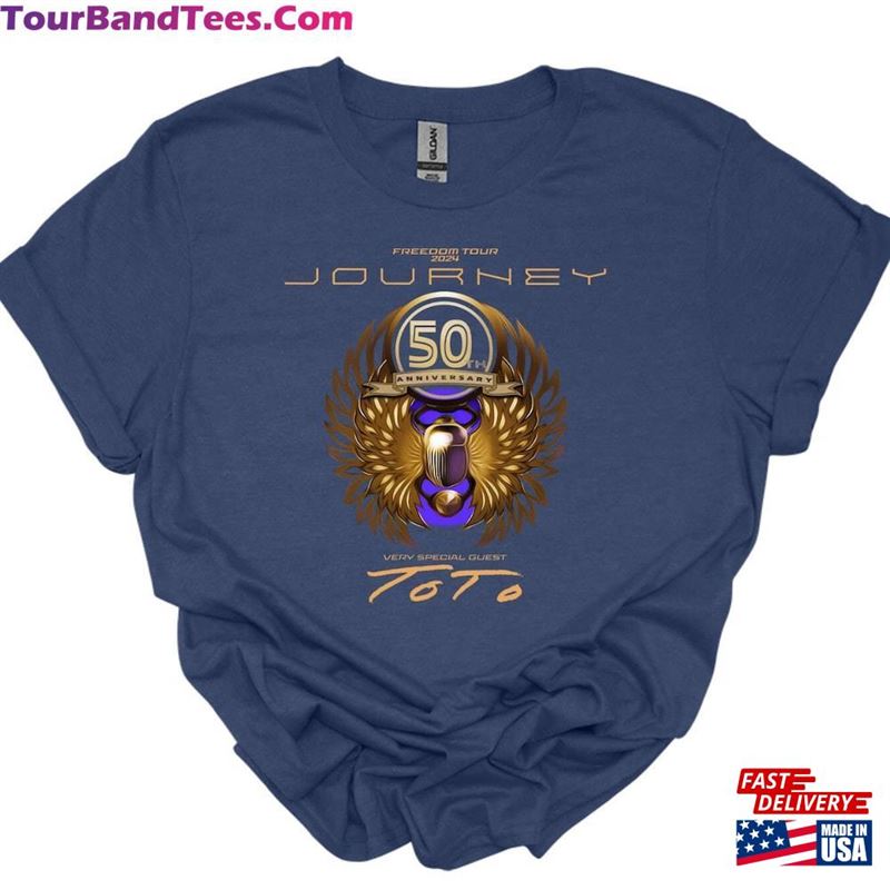 Journey Freedom Tour T-Shirt With Toto Concert Shirt Band Fan Unisex 29Uf211495 – Utopia Fashion