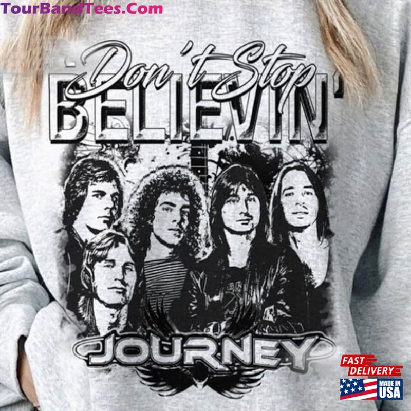 Journey Rock Band 90S Don’T Stop Believin Freedom Tour Fan Shirt Classic T-Shirt 29Uf193446 – Utopia Fashion