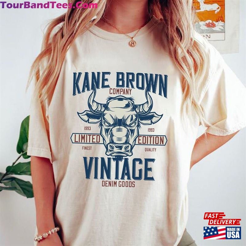 Kane Brown Est T-Shirt Tour Bull Skull Shirt Hoodie 29Uf192232 – Utopia Fashion