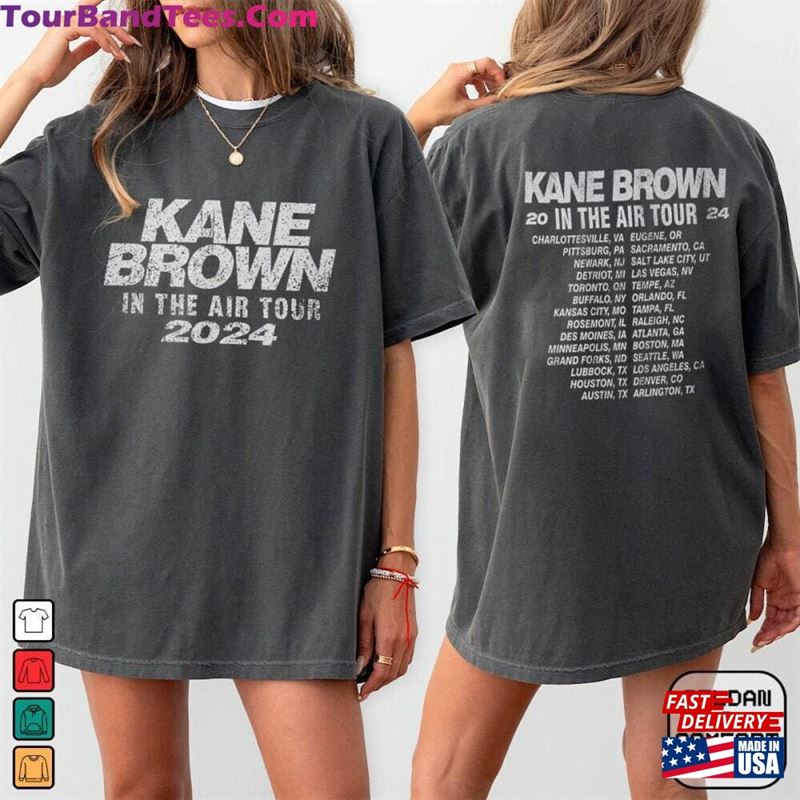 Kane Brown In The Air Tour T-Shirt Classic 29Uf193619 – Utopia Fashion