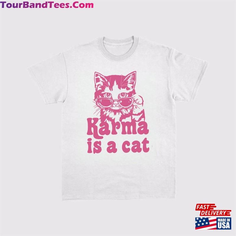 Karma Is A Cat Sweatshirt Music Teacher Shirt Lover Hoodie T-Shirt Classic 29Uf193800 – Utopia Fashion