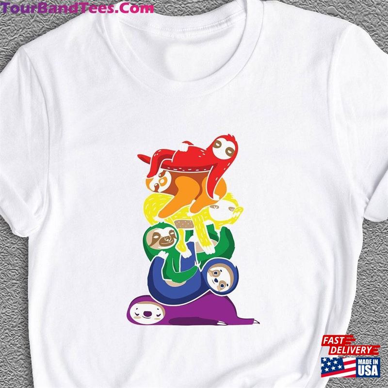 Kawaii Animal Pride Sloth Lgbt-Shirt Love Is Shirt Month Sweatshirt T-Shirt 29Uf206800 – Utopia Fashion