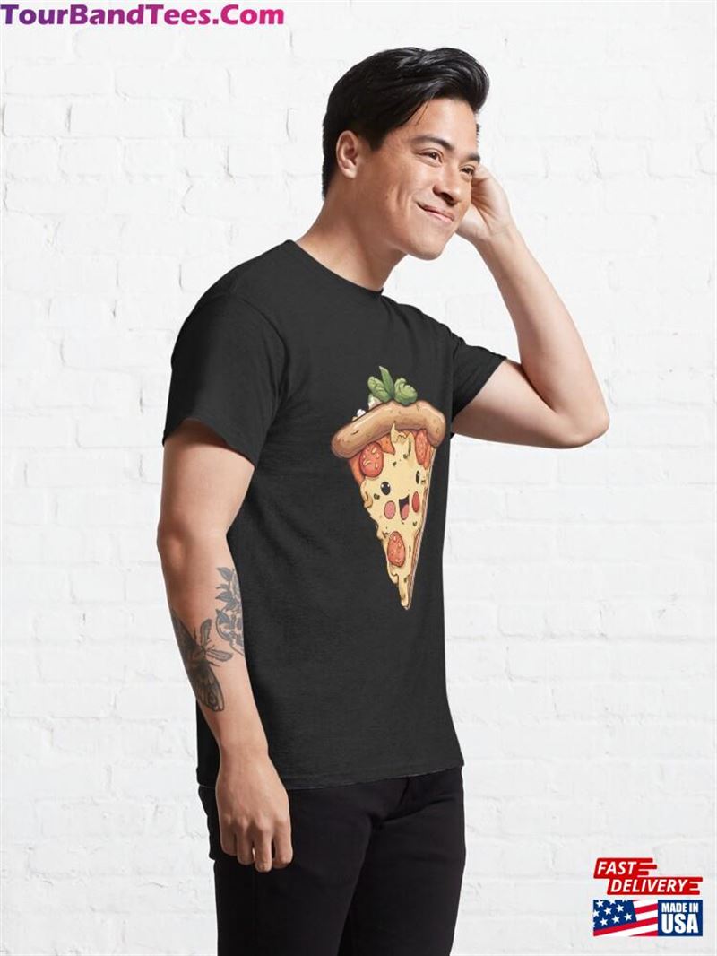 Kawaii Pizza Classic T-Shirt Sweatshirt 29Uf192163 – Utopia Fashion