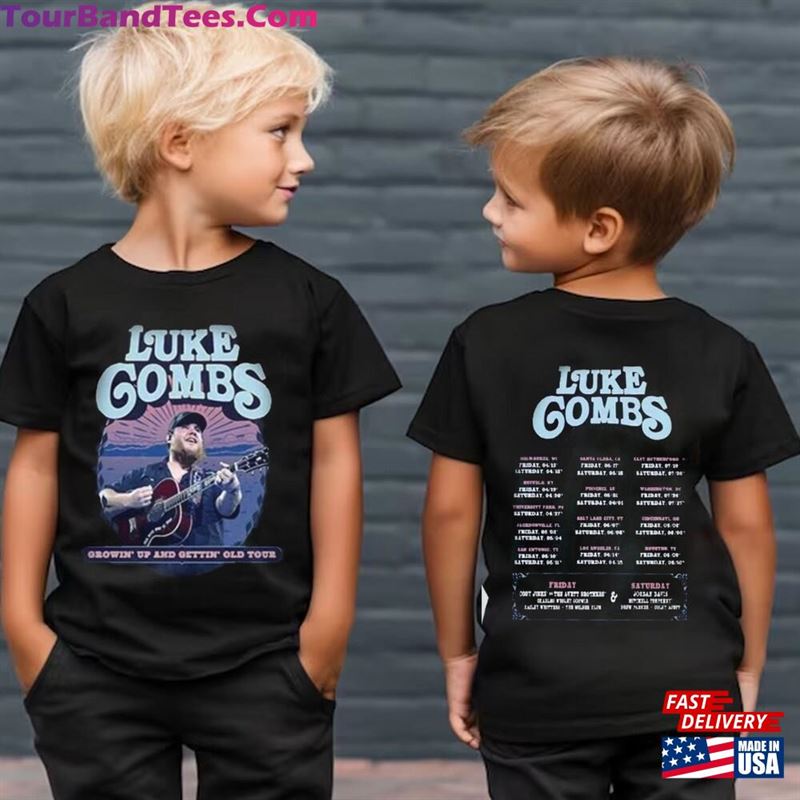 Kid Luke Combs Tour Growing Up And Getting Old T-Shirt Merch Country Music Youth Tee Unisex Hoodie 29Uf211849 – Utopia Fashion