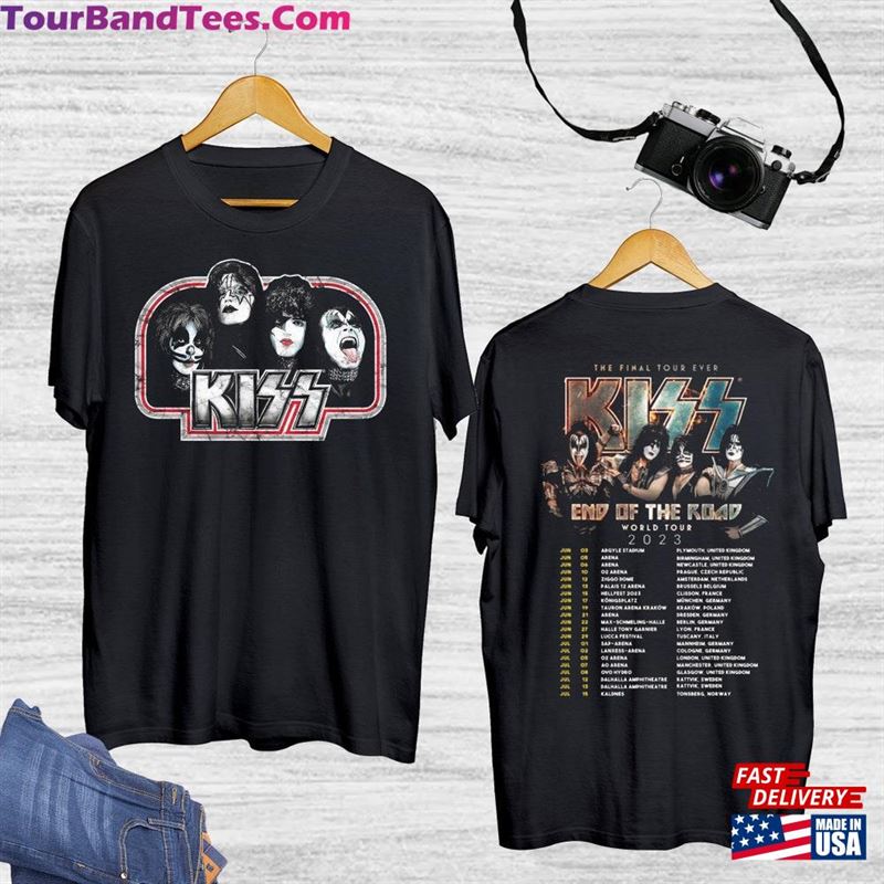 Kiss Band 90S Vintage Shirt End Of The Road Tour Rock T-Shirt Unisex 29Uf201478 – Utopia Fashion