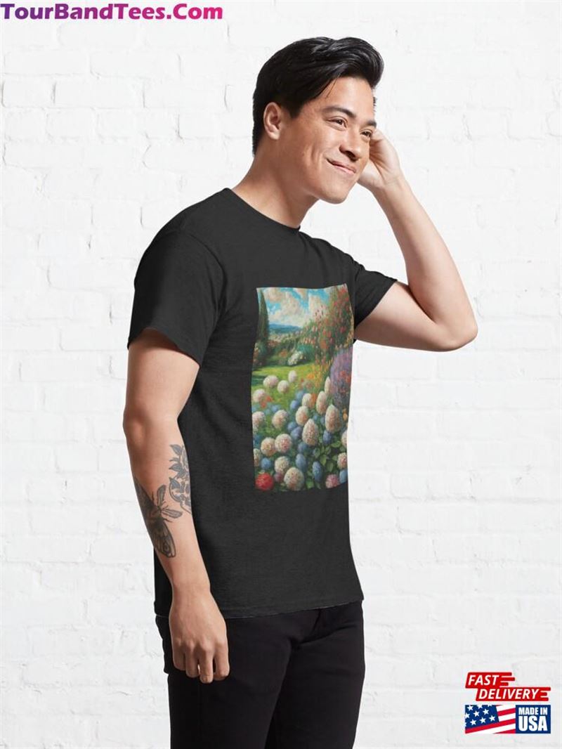 Klimt Flower Garden Classic T-Shirt Unisex Hoodie 29Uf193399 – Utopia Fashion