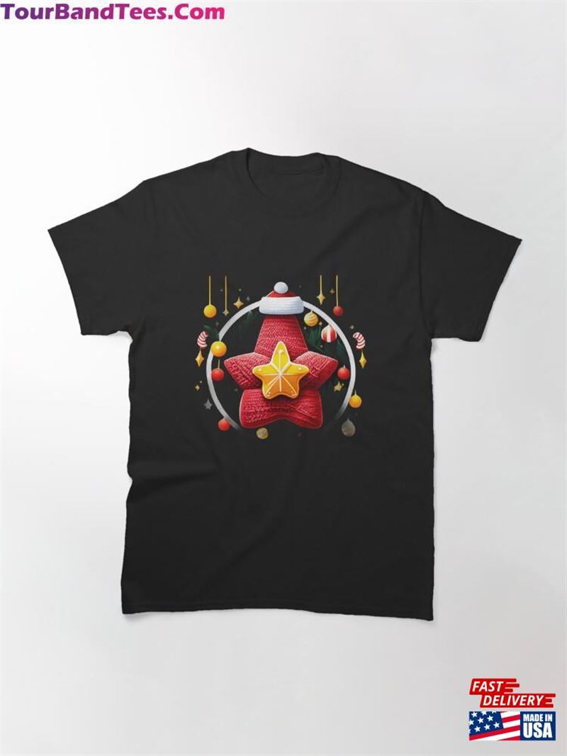 Knitting Christmas Star Classic T-Shirt 29Uf192578 – Utopia Fashion