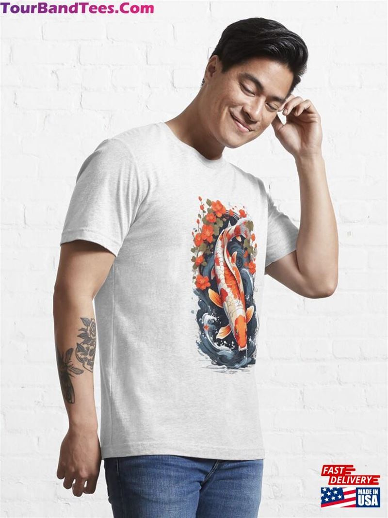 Koi Carp Design Essential T-Shirt Unisex 29Uf201730 – Utopia Fashion