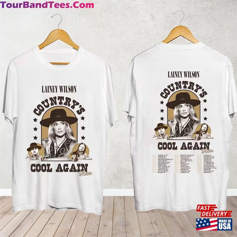 Lainey Wilson Country’S Cool Again Tour Shirt Fan Country Music Sweatshirt Unisex 29Uf192846 – Utopia Fashion