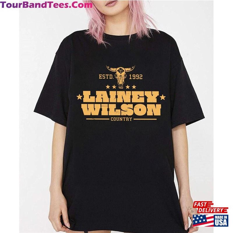 Lainey Wilson T-Shirt Country Music Shirt Bullhead Classic 29Uf201423 – Utopia Fashion