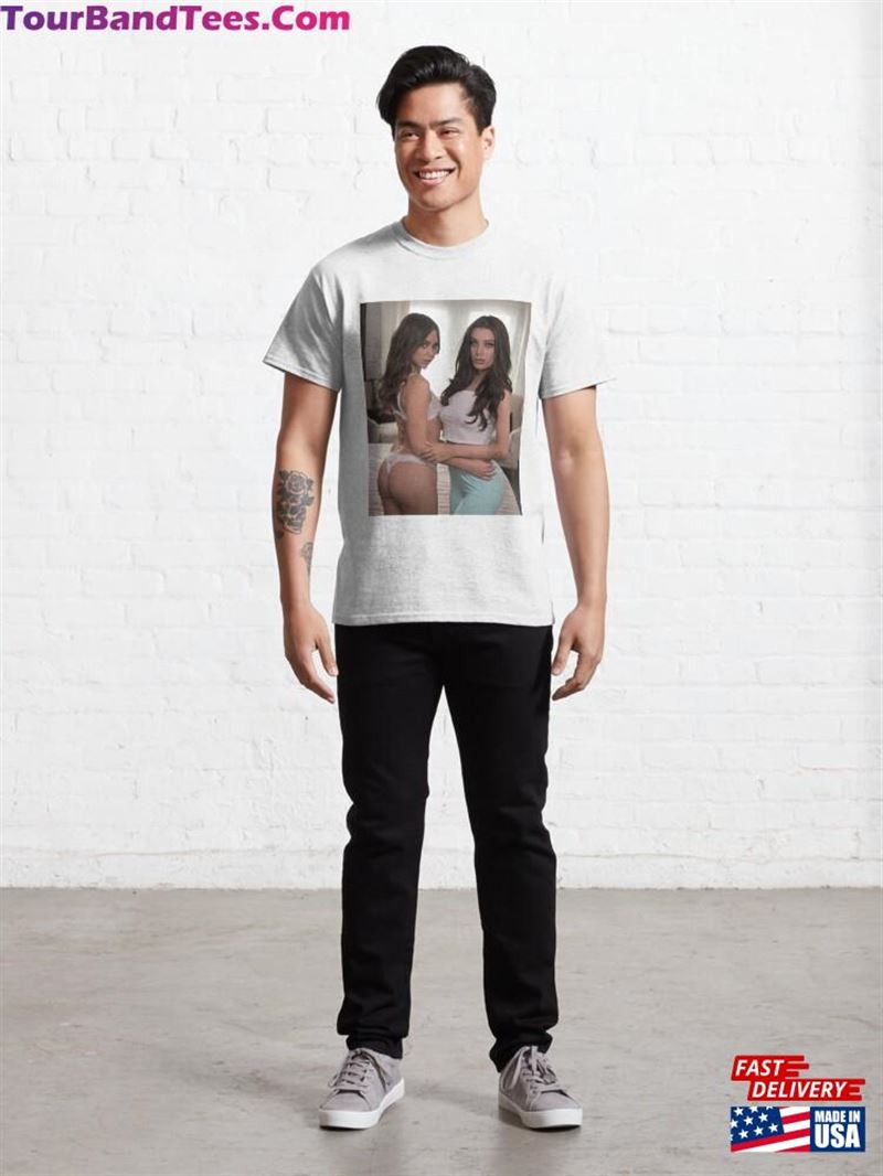 Lana Rhoades Amp Riley Reid Classic T-Shirt Sweatshirt 29Uf192676 – Utopia Fashion