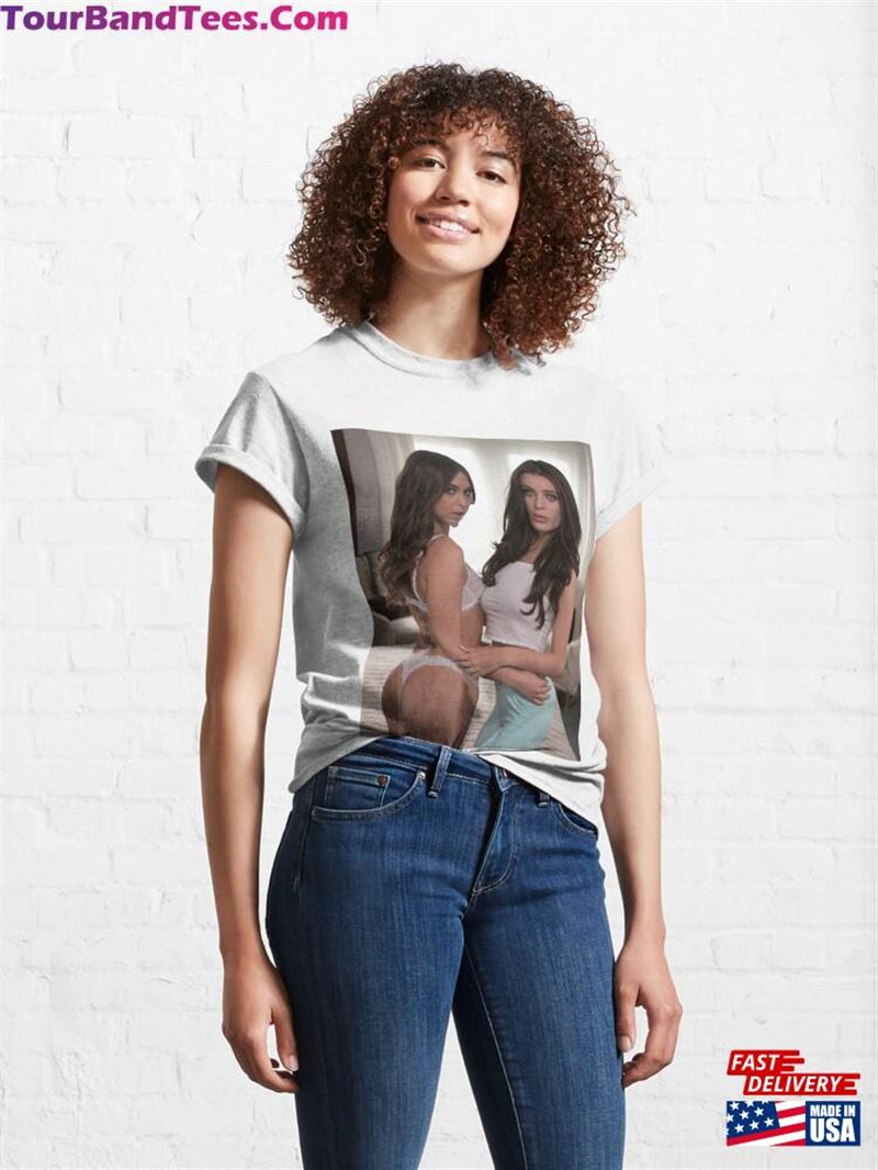 Lana Rhoades Amp Riley Reid Classic T-Shirt Sweatshirt 29Uf192676 – Utopia Fashion