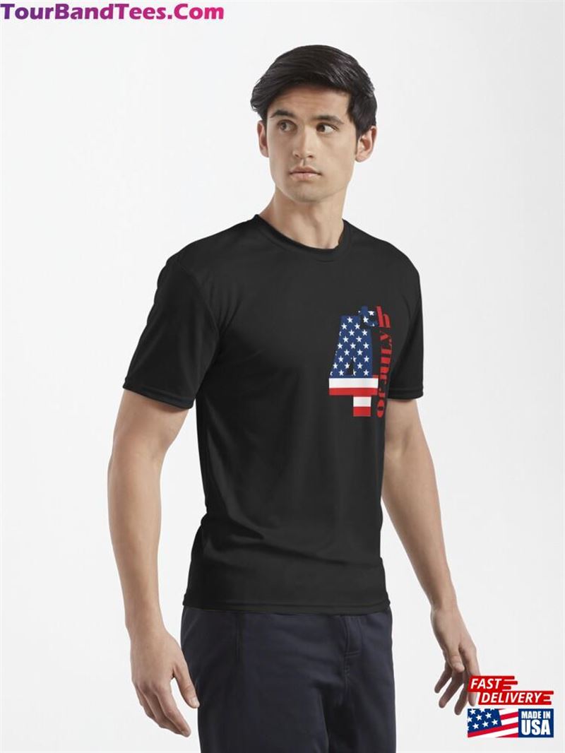 Lets Celebrate 4Th Of July Active T-Shirt Classic 29Uf192071 – Utopia Fashion