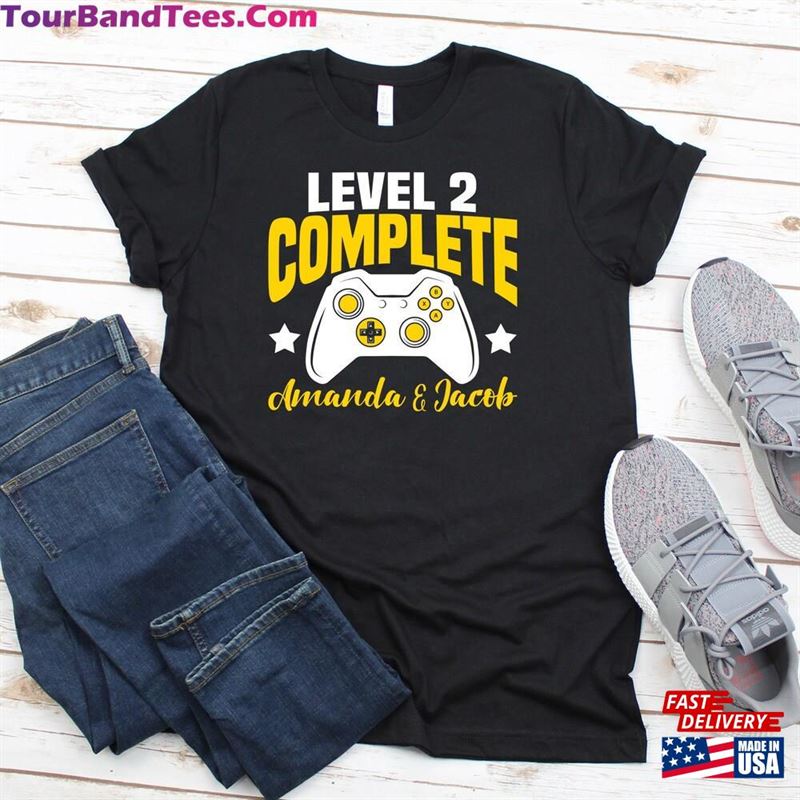 Level Complete Shirt Personalized Second Anniversary 2Nd Gift Hoodie Sweatshirt 29Uf194767 – Utopia Fashion