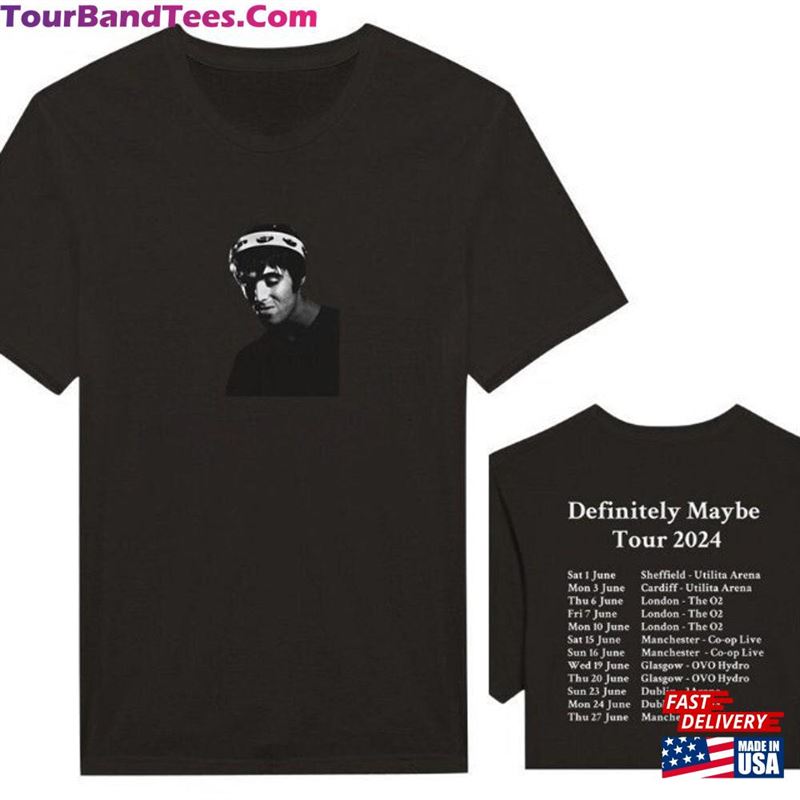 Liam Gallagher Definitely Maybe Tour T-Shirt Unisex 29Uf191821 – Utopia Fashion