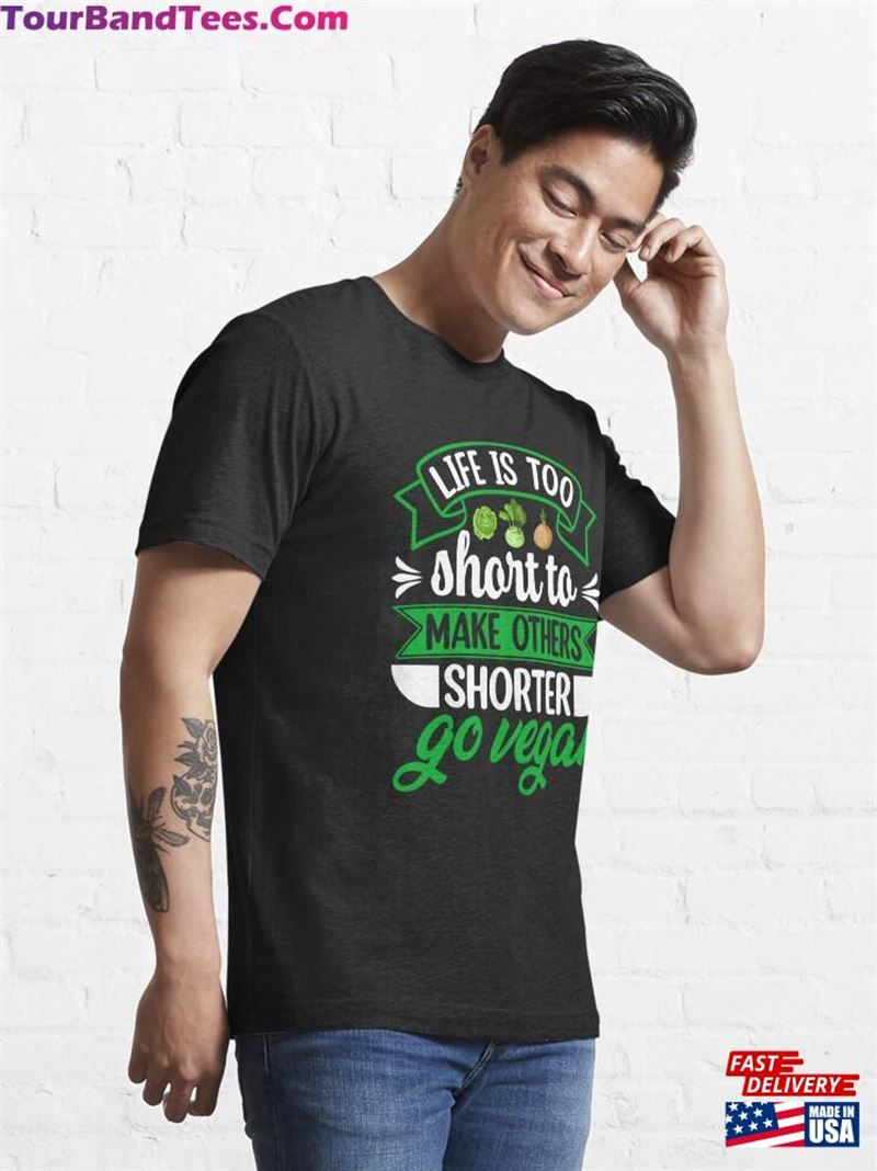 Life Is Too Short To Make Others Shorter Cool Gifts For Carnivore By Fanityprints Essential T-Shirt Hoodie 29Uf192098 – Utopia Fashion