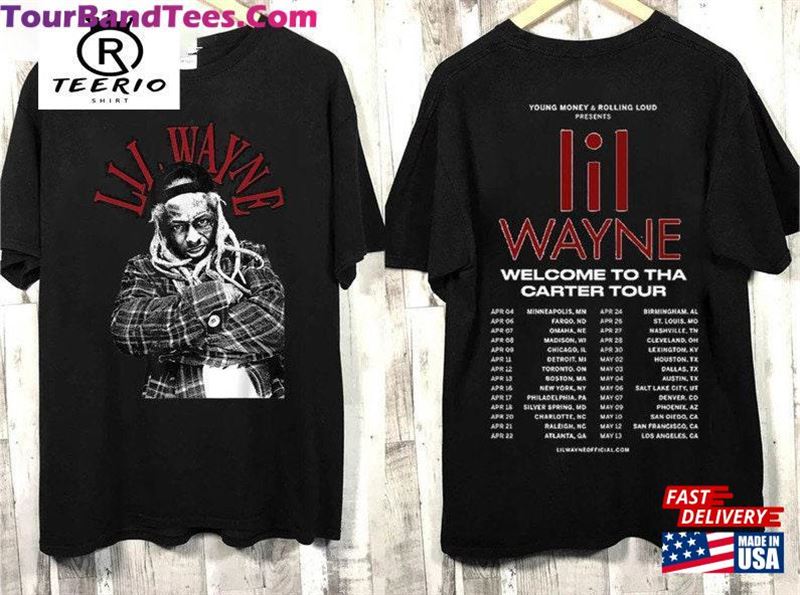 Lil Wayne Rapper Tour Shirt Trendy Unisex T-Shirt Hoodie Sweatshirt 29Uf194671 – Utopia Fashion