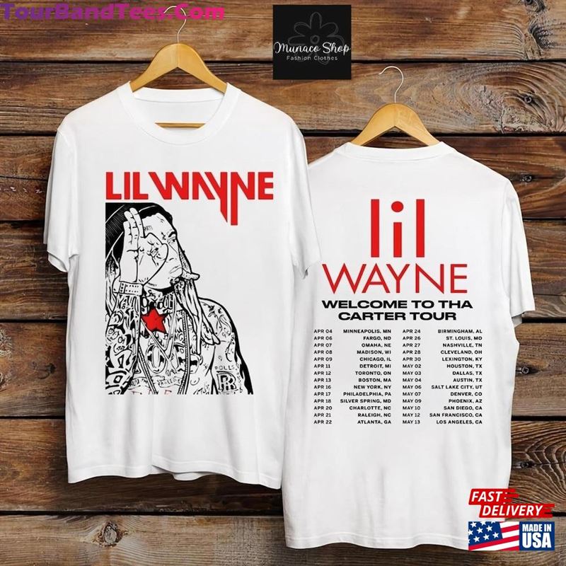 Lil Wayne Tour 2Sides Shirt Concert Merch Unisex Hoodie Classic 29Uf206889 – Utopia Fashion