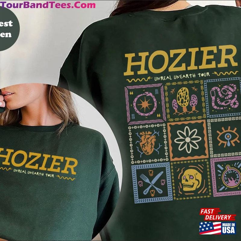 Limited Hozier Unreal Unearth Tour Shirt Sides Music Bootleg 90S Y2K Graphic Tee Hoodie Sweatshirt 29Uf193682 – Utopia Fashion