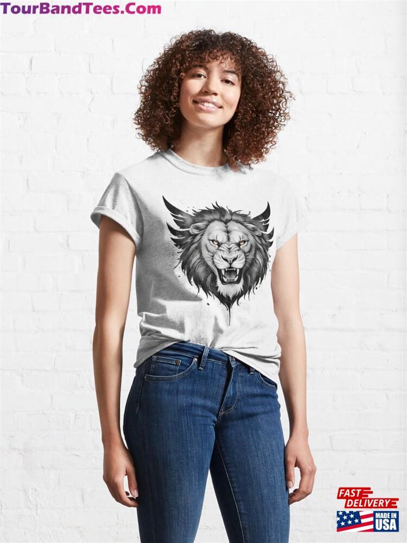 Lion Head Classic T-Shirt Hoodie 29Uf193152 – Utopia Fashion