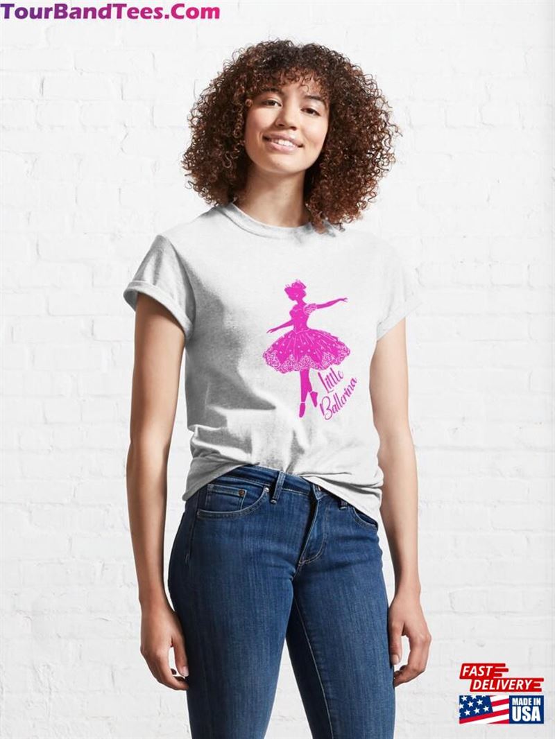 Little Ballerina Pink Classic T-Shirt Unisex 29Uf193976 – Utopia Fashion