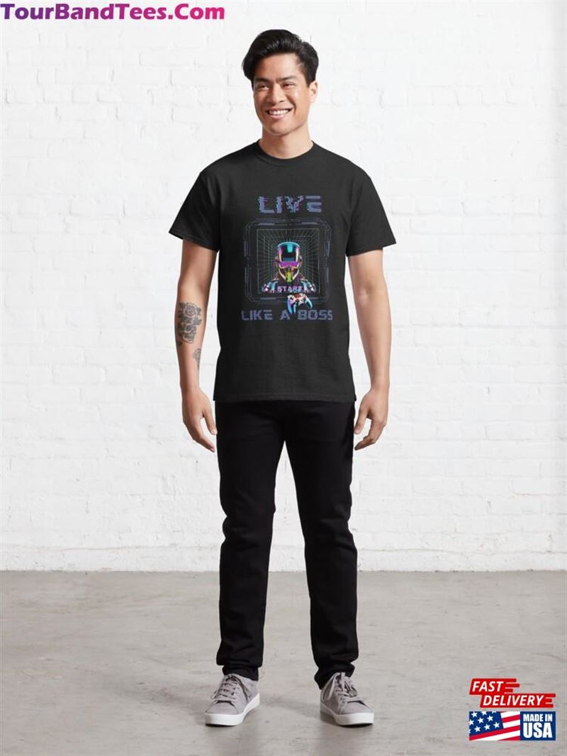 Live Like A Boss Video Game Themed T-Shirt Hoodie Unisex 29Uf206591 – Utopia Fashion