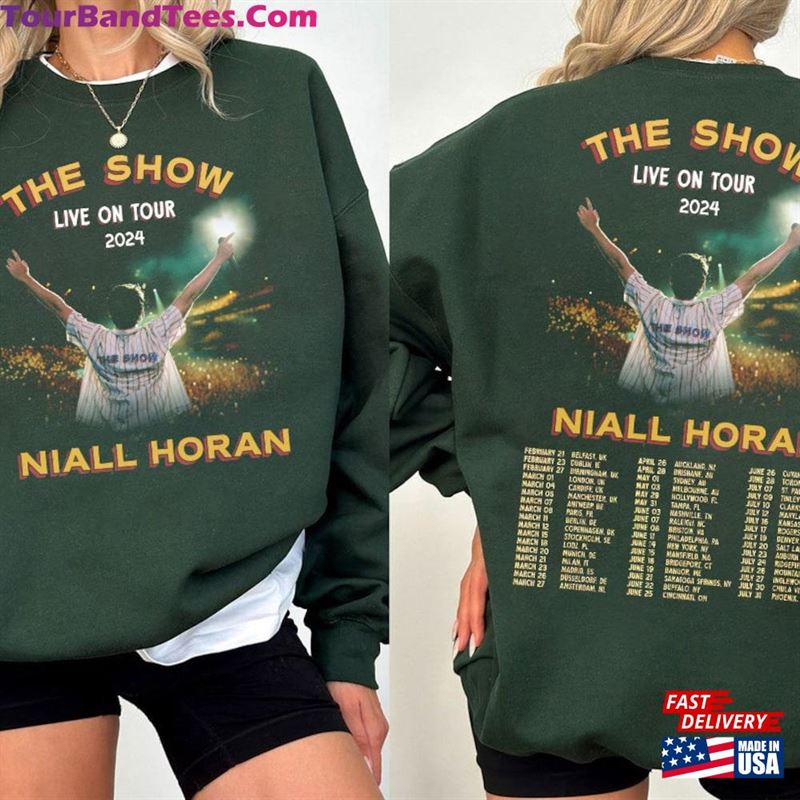 Live On Tour Niall Horan Shirt The Show Tracklist Graphic Classic Hoodie 29Uf194248 – Utopia Fashion