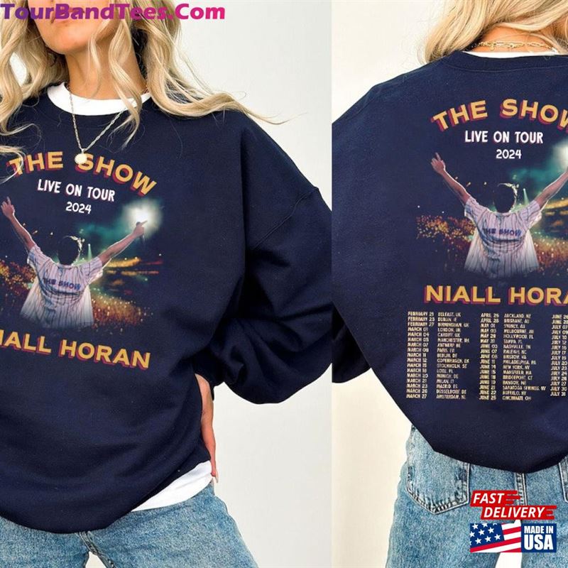 Live On Tour Niall Horan Shirt The Show Tracklist Graphic Classic Hoodie 29Uf194248 – Utopia Fashion