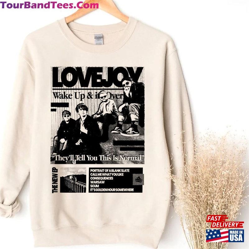 Lovejoy Album Wake Up Amp It’S Over Tshirt World Tour T-Shirt Classic 29Uf206665 – Utopia Fashion