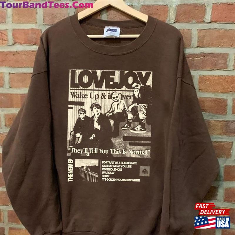 Lovejoy Album Wake Up Amp It’S Over Tshirt World Tour T-Shirt Classic 29Uf206665 – Utopia Fashion