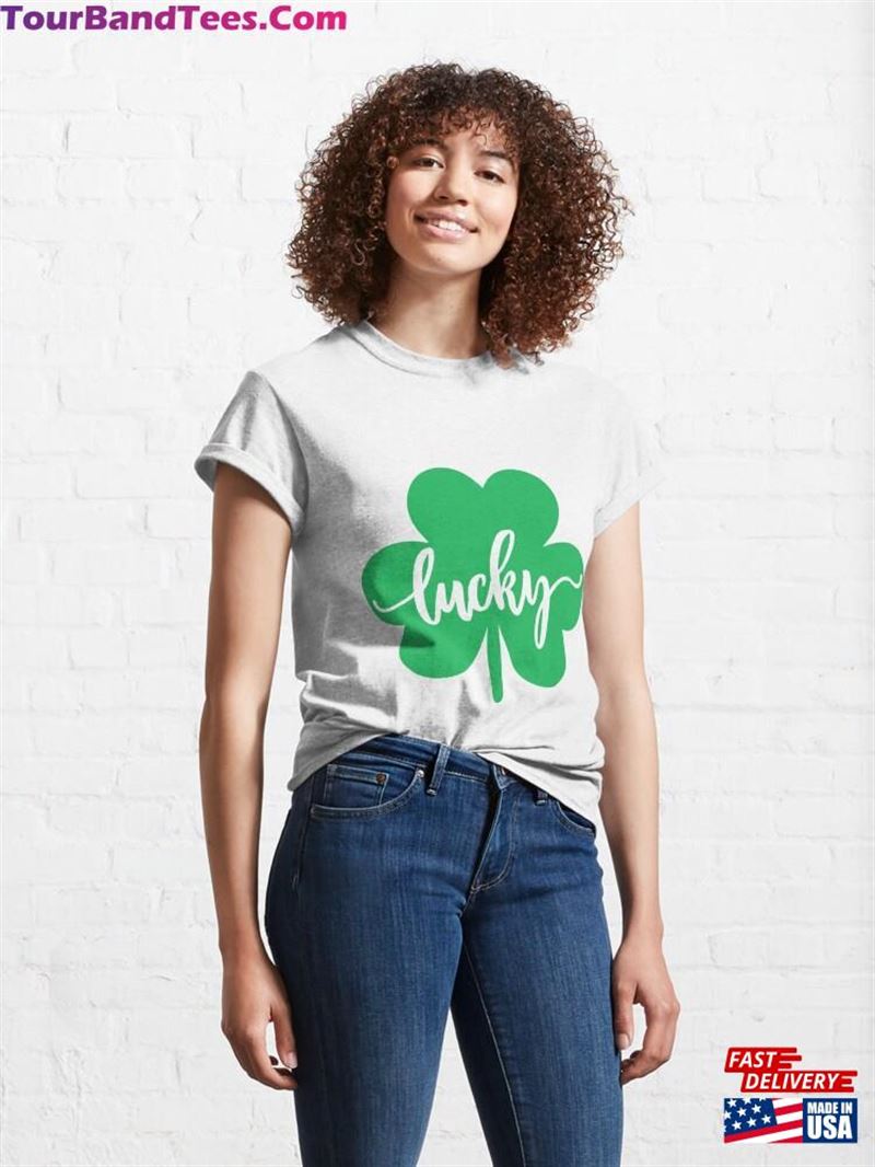 Lucky Clover Green Shamrock St Patricks Day Classic T-Shirt Sweatshirt Hoodie 29Uf201557 – Utopia Fashion